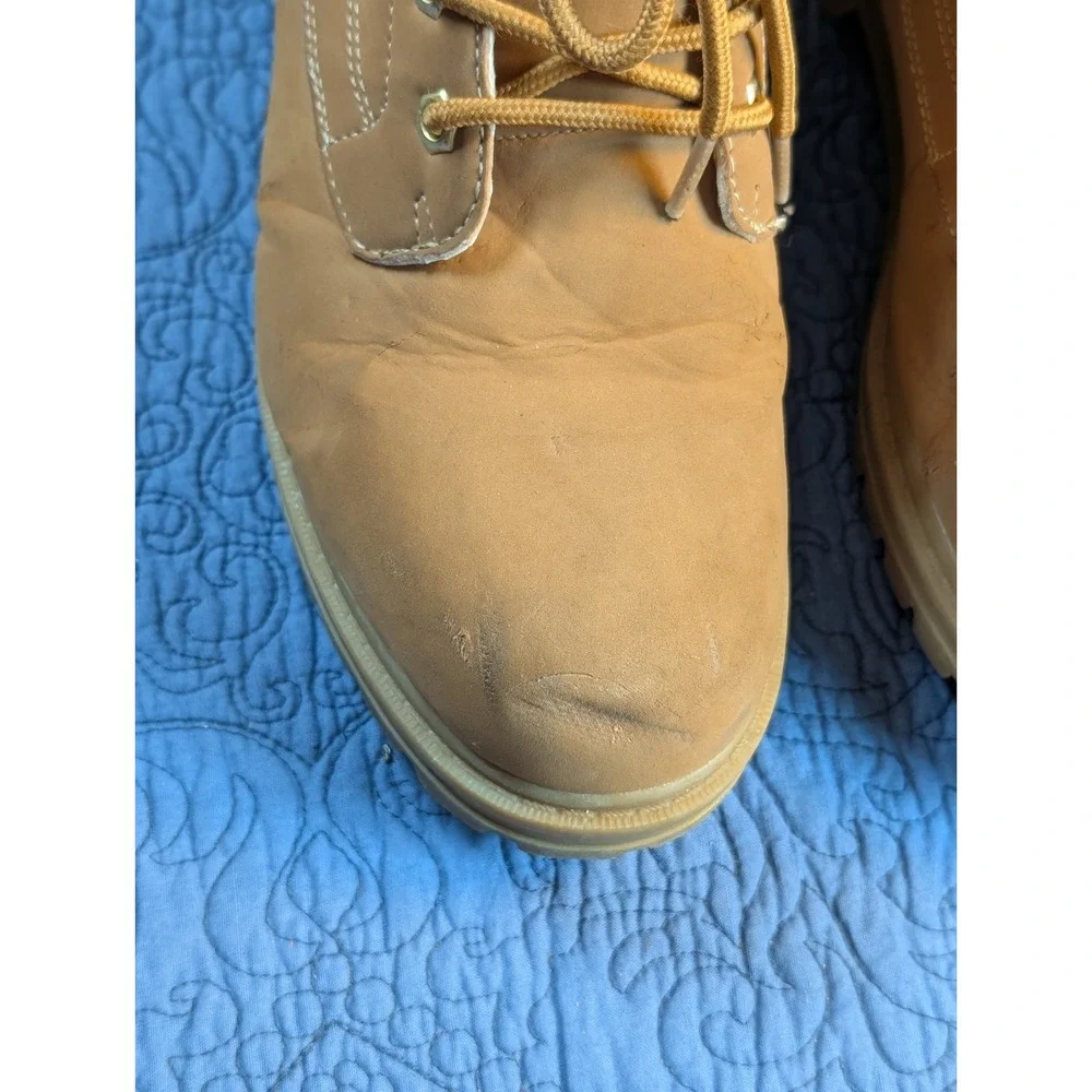 FILA Edgewater 12 Wheat Boots Mens 10 Tan Timberland Style Gorpcore Streetwear